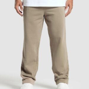 Crest Straight Leg Joggers Lifestyle Brown