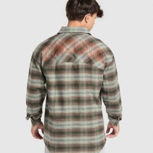 Flannel Shirt Strength Green