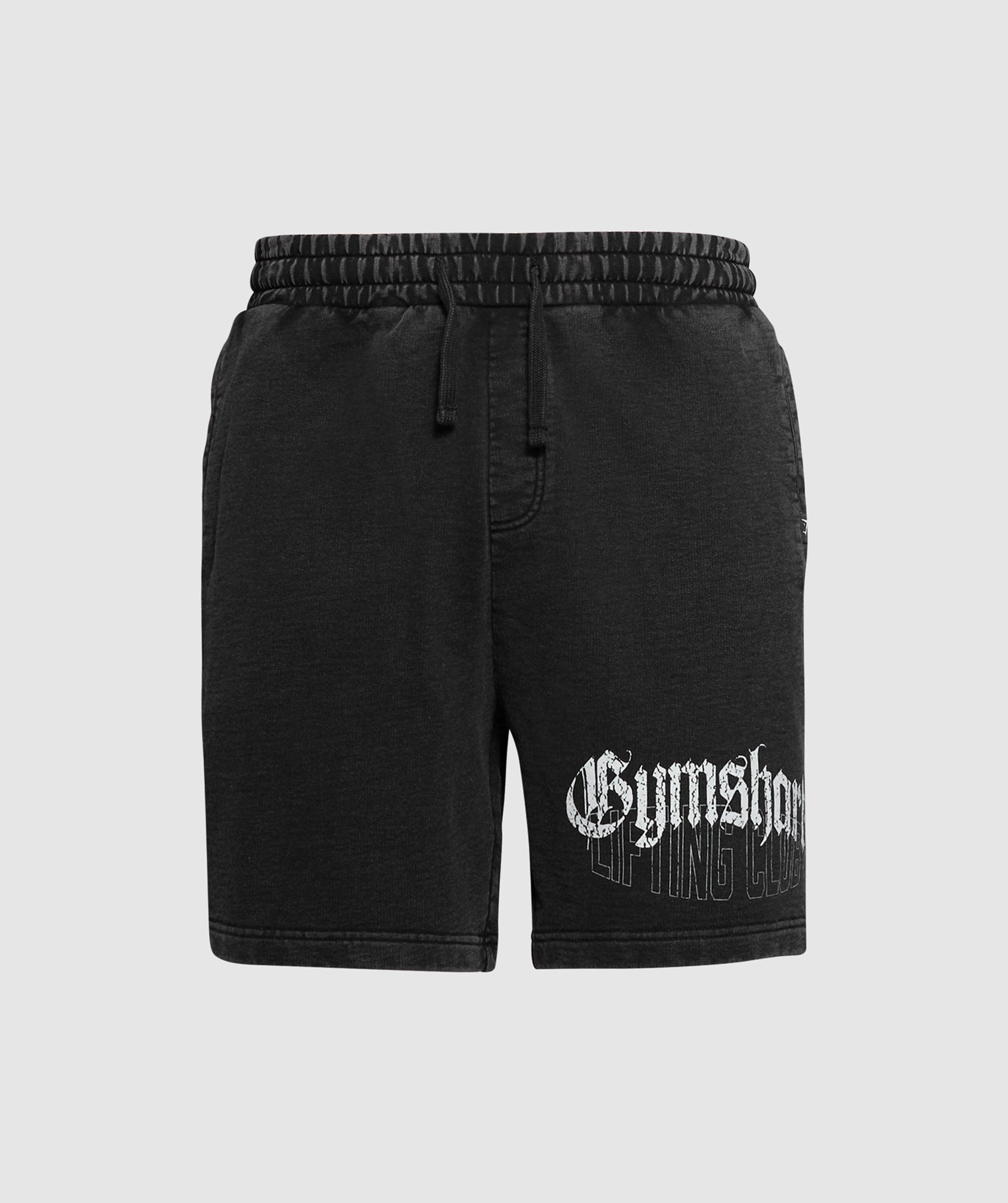 Distressed Graphic 7" Shorts Black Acid Wash - immagine 7