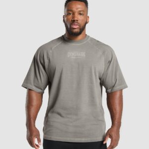 Heavyweight T-Shirt Metal Grey/Asphalt Grey