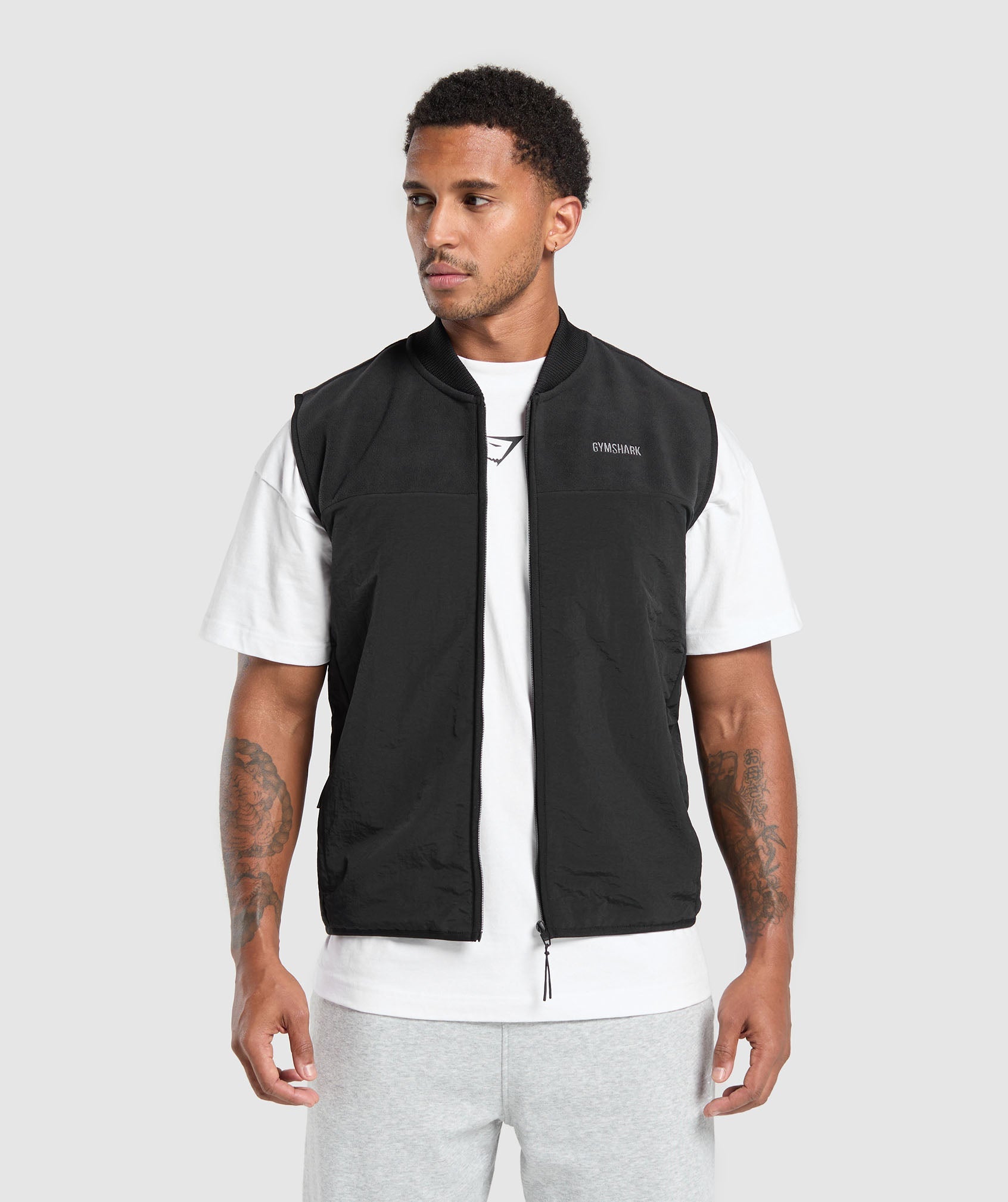 Micro Fleece Gilet Black