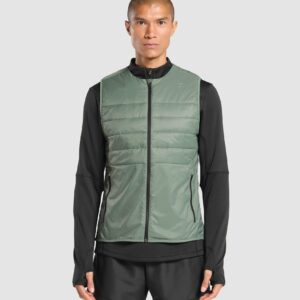 Running Gilet Unit Green