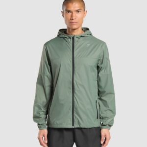 Running Windbreaker Unit Green